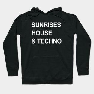 TECHNO MUSIC - collector design Ibiza party Hoodie